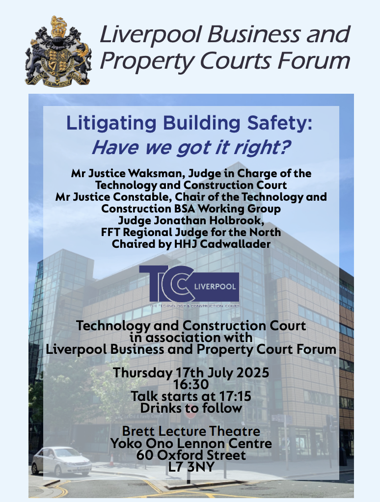 You are currently viewing Litigating Building Safety: Have we got it right?